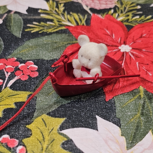 Fishing Boat Bear Ornament - Picture 6 of 6